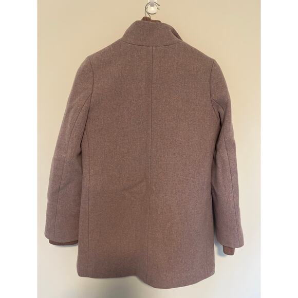 J.Crew Lodge Coat Italian Stadium-Cloth Wool Dusty Pink Nello Gori 8 - Picture 3 of 8